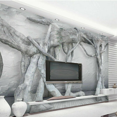 Tree Roots Removable Wall Mural B31,hywallart
