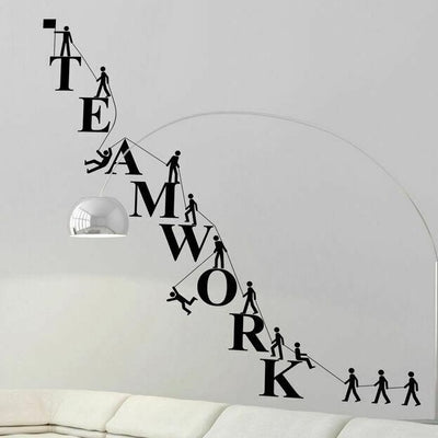 Team Work Spirit Office Wall Stickers,hywallart