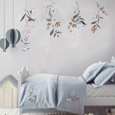 Country Flower Wall Sticker - hywallart