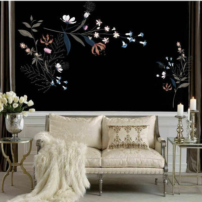 Country Flower Wall Sticker - hywallart