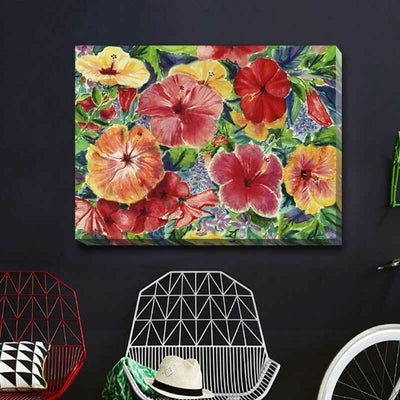 Flower Blossom Stretched Canvas Art Print F92 - hywallart