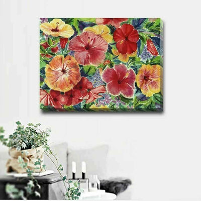 Flower Blossom Stretched Canvas Art Print F92 - hywallart