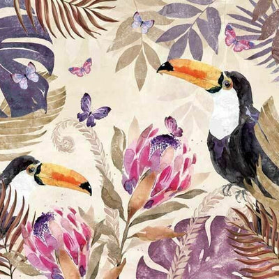 Tropical Leaves Wall Mural Paper B63 - hywallart