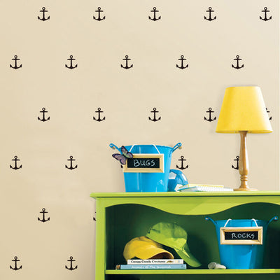 42 Pcs Anchor Pattern Removable Wall Sticker,hywallart