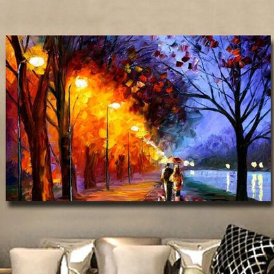 Romantic Night IV Stretched Canvas Print,hywallart
