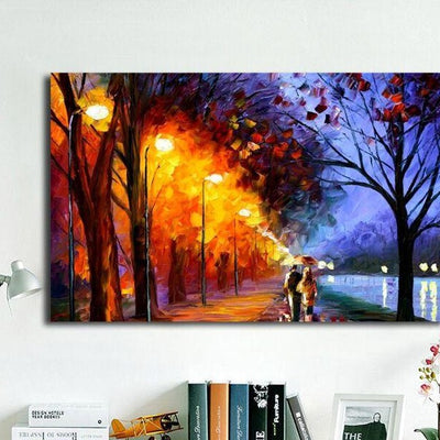 Romantic Night IV Stretched Canvas Print,hywallart