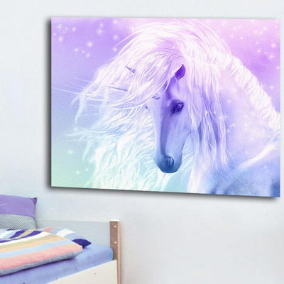 Unicorn Stretched Canvas Print,hywallart
