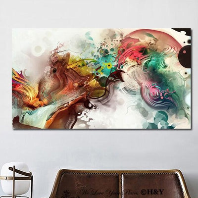 Abstract Stretched Canvas Print,hywallart