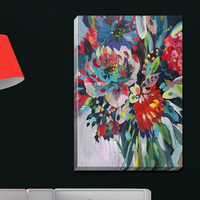 Flowers Blossom Stretched Canvas Print,hywallart