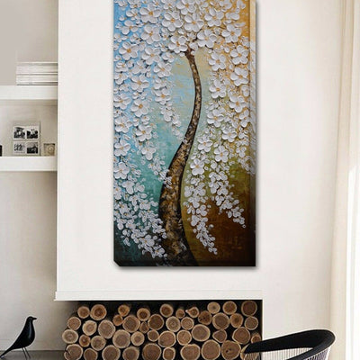 Blossom Tree Stretched Canvas Print,hywallart