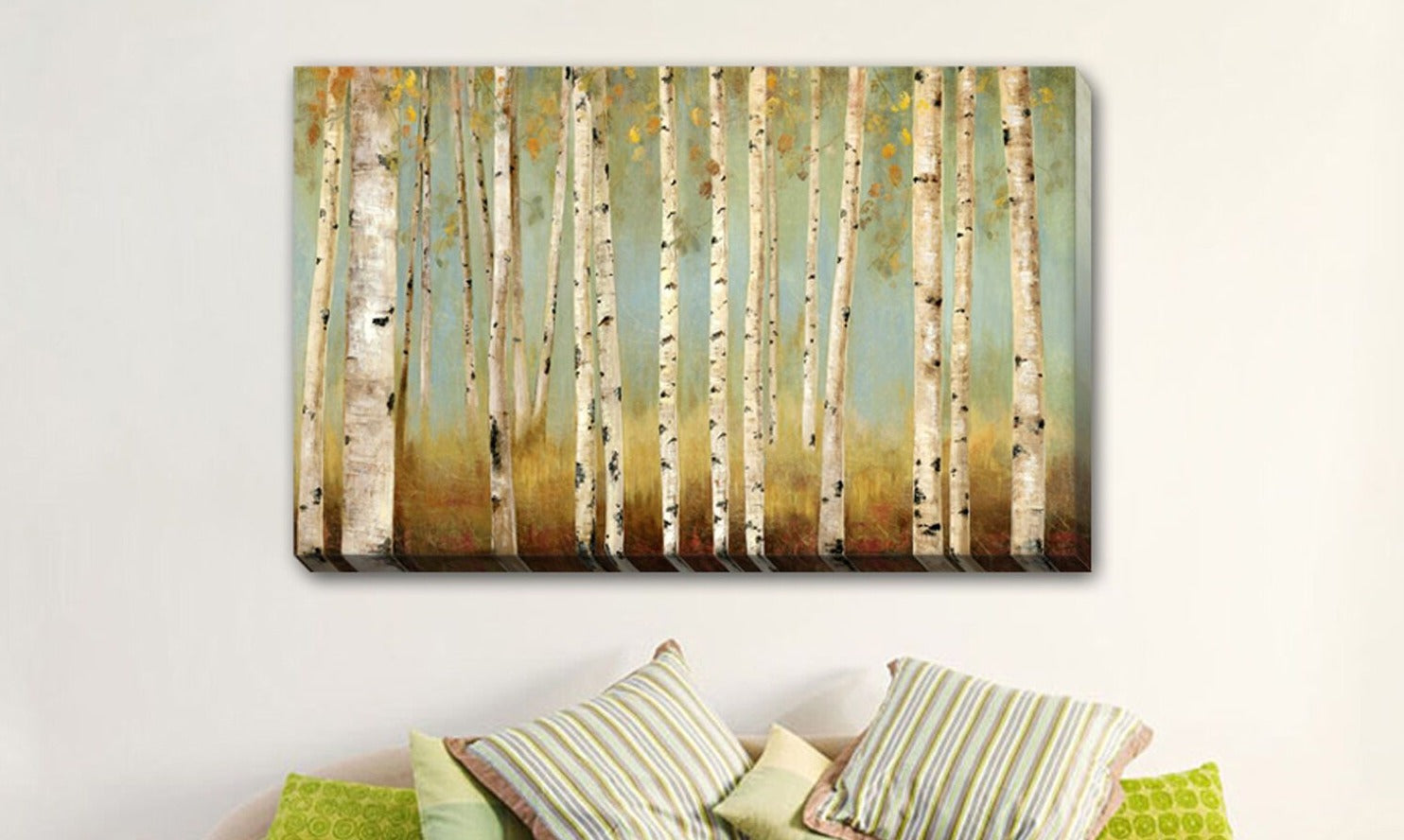 Autumn Forest Stretched Canvas Print