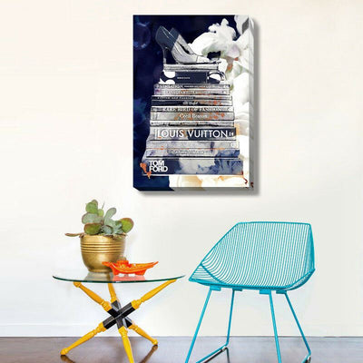 Fashion Book Stretched Canvas Print,hywallart