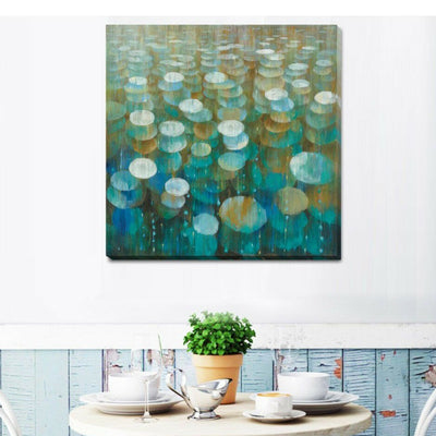 Rain drop Stretched Canvas Print,hywallart