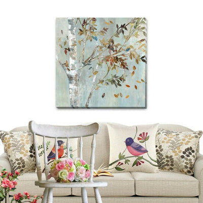 Autumn Tree Stretched Canvas Print FW65,hywallart
