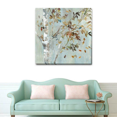 Autumn Tree Stretched Canvas Print FW65,hywallart