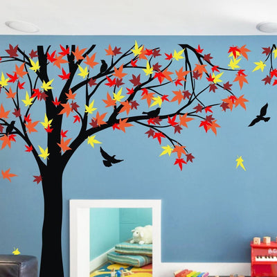 Giant Maple Tree Wall Stickers,hywallart