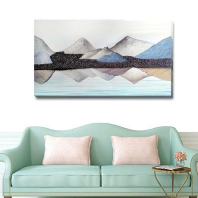Mountain Stretched Canvas Art Printing L81,hywallart