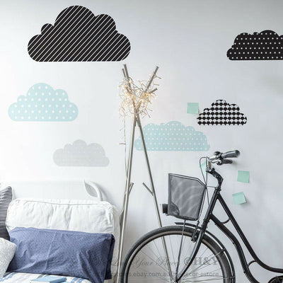 Pattern Clouds Wall Sticker,hywallart