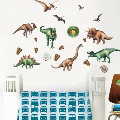 Prehistoric Dinosaur Wall Art Sticker,hywallart