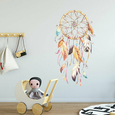 Boho Dream Catcher Wall Sticker,hywallart