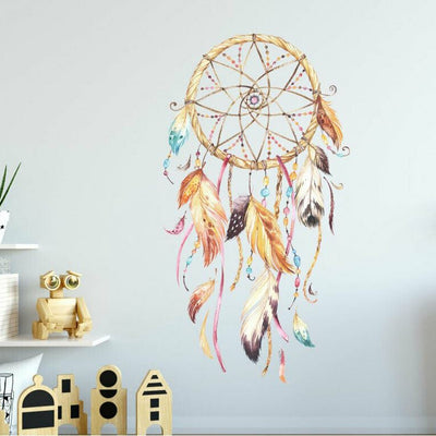 Boho Dream Catcher Wall Sticker,hywallart
