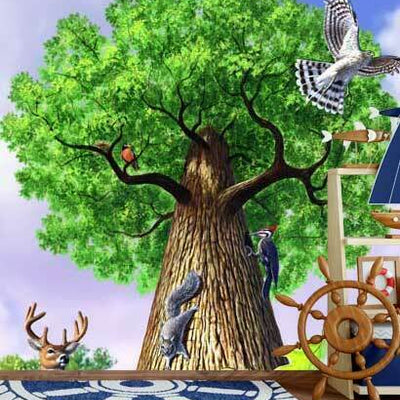 Tree Of Life Wall Mural B59,hywallart