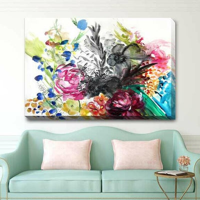 Secret Garden Stretched Canvas Print F90,hywallart
