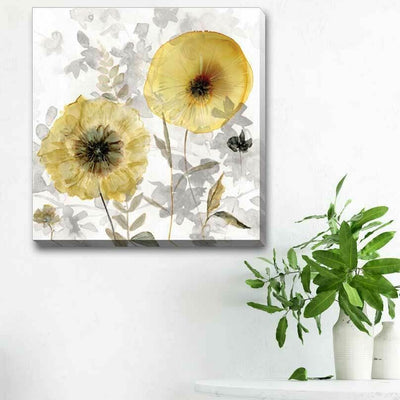 Transparent Flower Stretched Canvas Print F119,hywallart