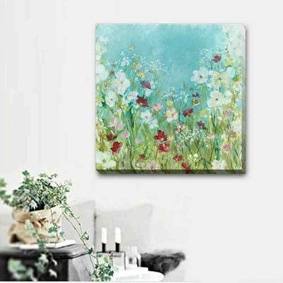 Wild Flower Floral Stretched Canvas Print F123 - hywallart