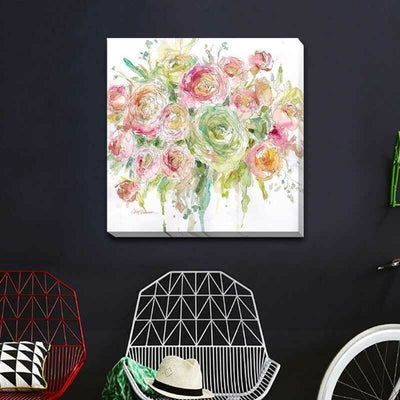 Graceful Bouquet Stretched Canvas Print  F106 - hywallart