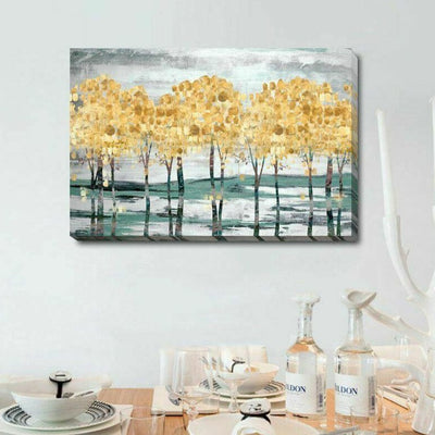 Golden Forest Canvas Print - hywallart