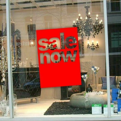 "Sale Now" Removable Shop Business Sign - hywallart