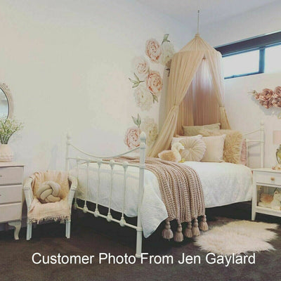 Individual Peony Rose Flower Wall Art Sticker - hywallart