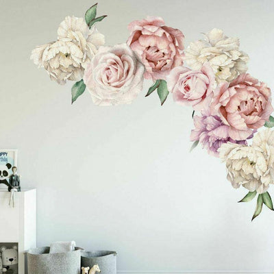 Individual Peony Rose Flower Wall Art Sticker - hywallart