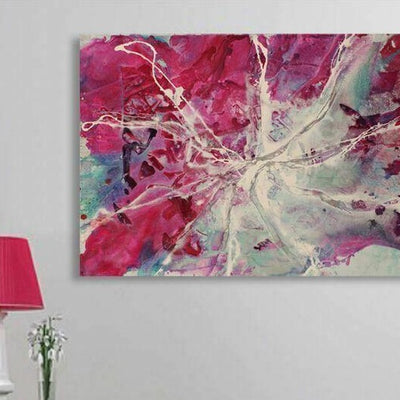 Pink Stretched Canvas Print Framed - hywallart