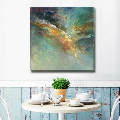 Intangable Abstract Stretched Canvas Print A379 - hywallart