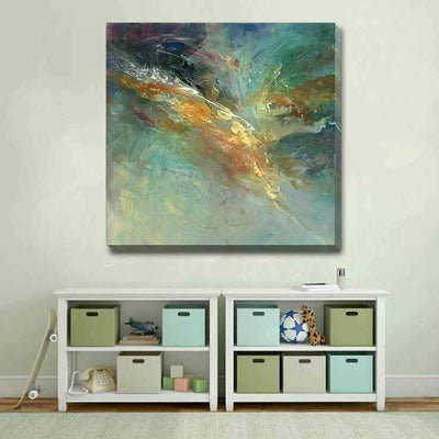 Intangable Abstract Stretched Canvas Print A379 - hywallart