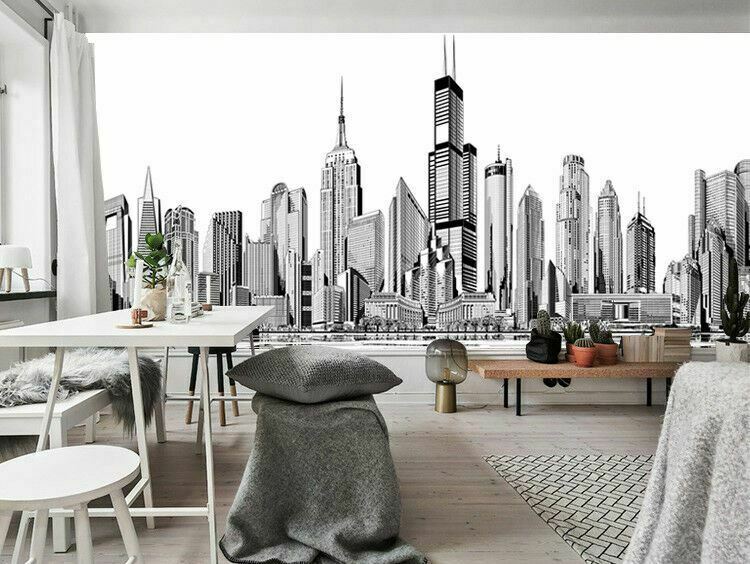 City View Removable Wall Mural