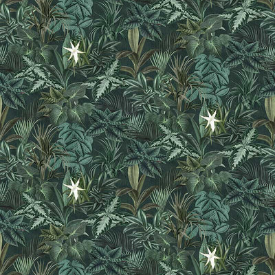 Madagascar Greenery Leaves Wall Paper B44