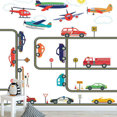 Vehicle Airplane Wall Stickers