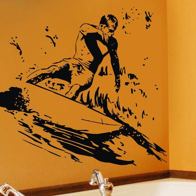 Surfing Boy Wall Stickers,hywallart