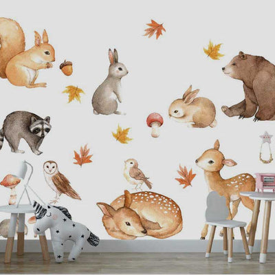 Woodland Animals Wall Stickers