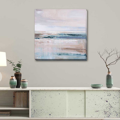 Blue Sea Stretched Canvas Print A397