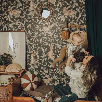 Cute Bunny Rabbit Wall Paper K03