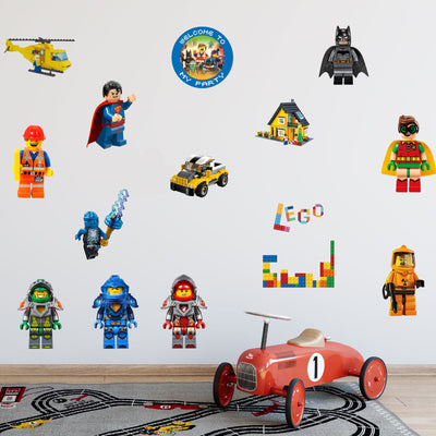 Lego Characters Wall Stickers