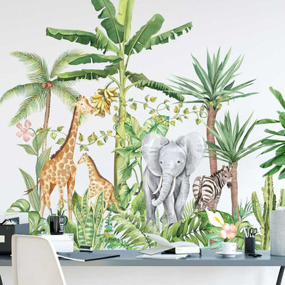 Jungle Animals Wall Stickers