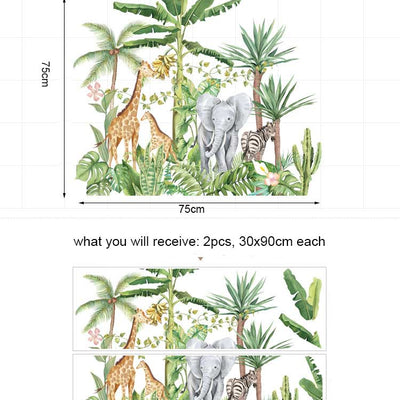 Jungle Animals Wall Stickers