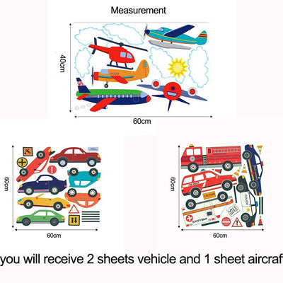 Vehicle Airplane Wall Stickers