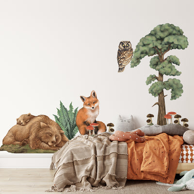 Forest Friends Animal Wall Decal
