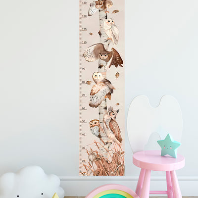 Barn Owl Height Chart Personalised Name option